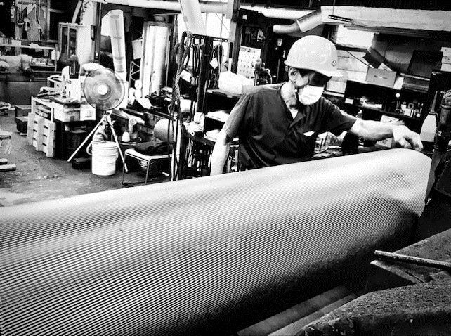 ロール目立て加工