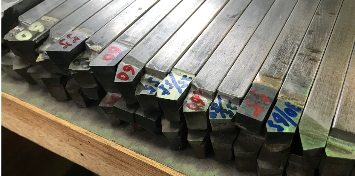 ロール目立て加工製品画像