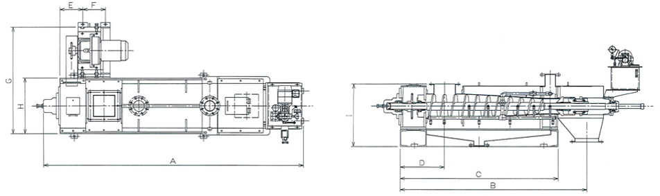 【スクリュープレス外形図】