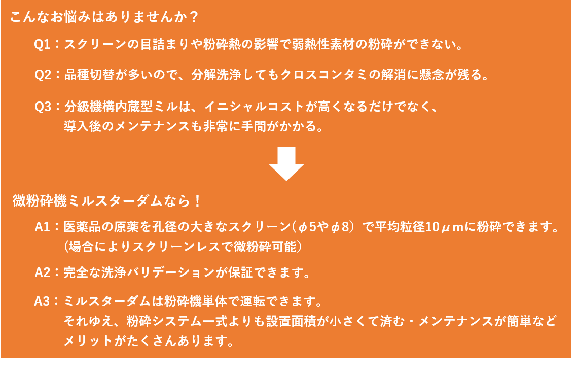 ミルスターダムなら解決できます！